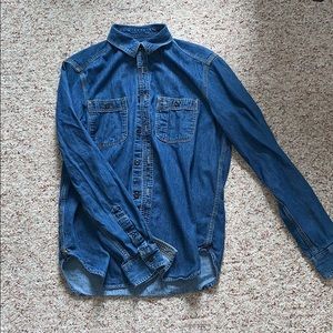GAP denim button up